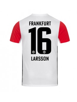 Eintracht Frankfurt Hugo Larsson #16 Domaci Dres 2024-25 Kratak Rukavima